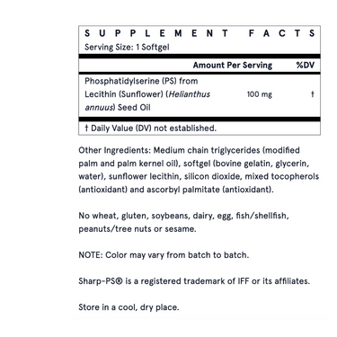 PS 100 - 100mg Softgels